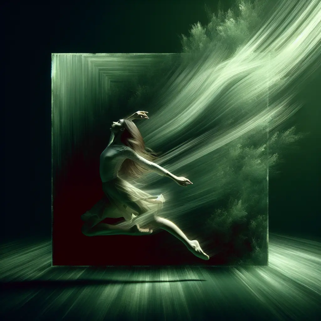 Dancer in a contemporary pose